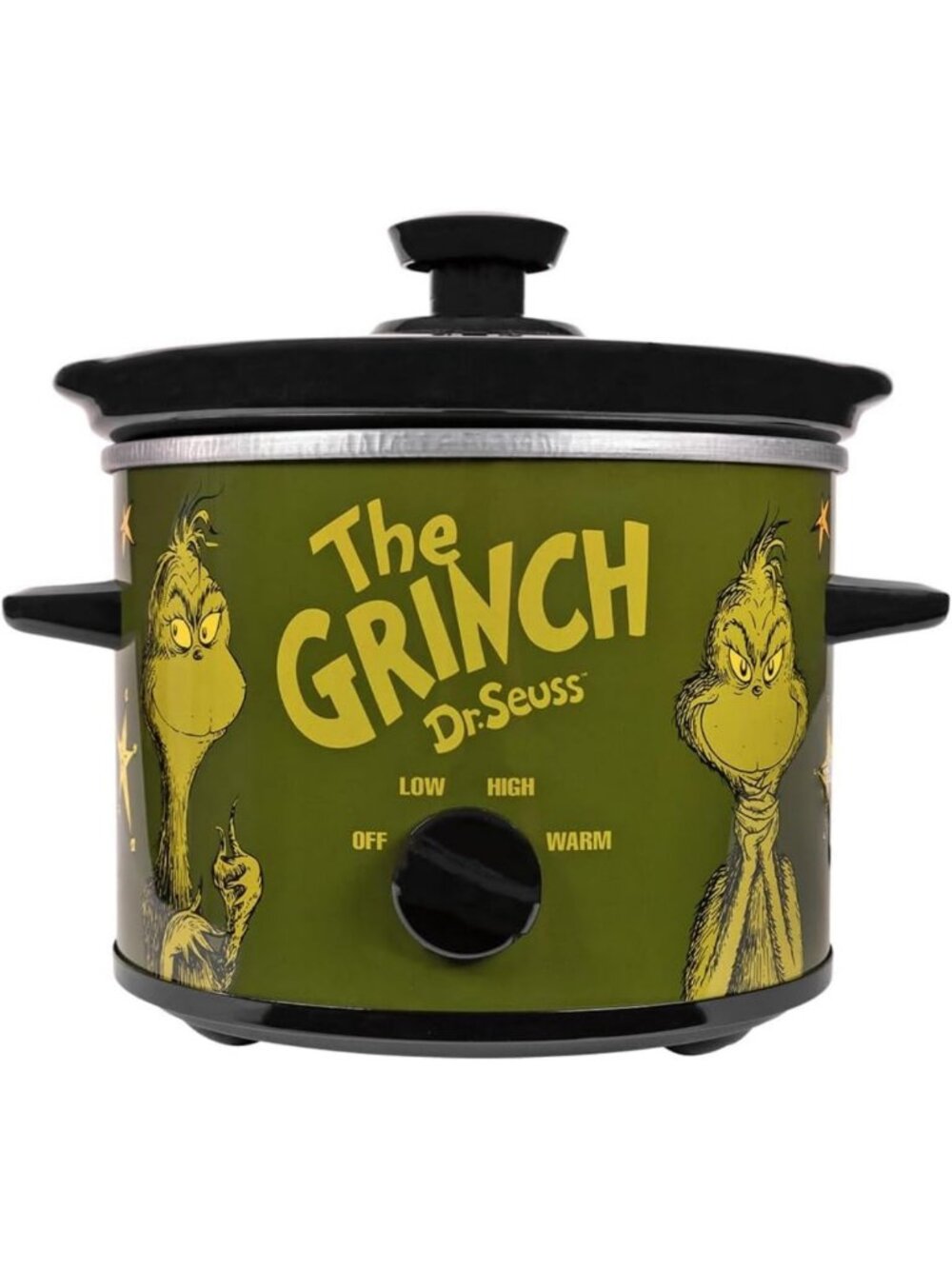 Grinch 2qt Slow Cooker - Fun Kitchen Appliance for Holiday Cooking